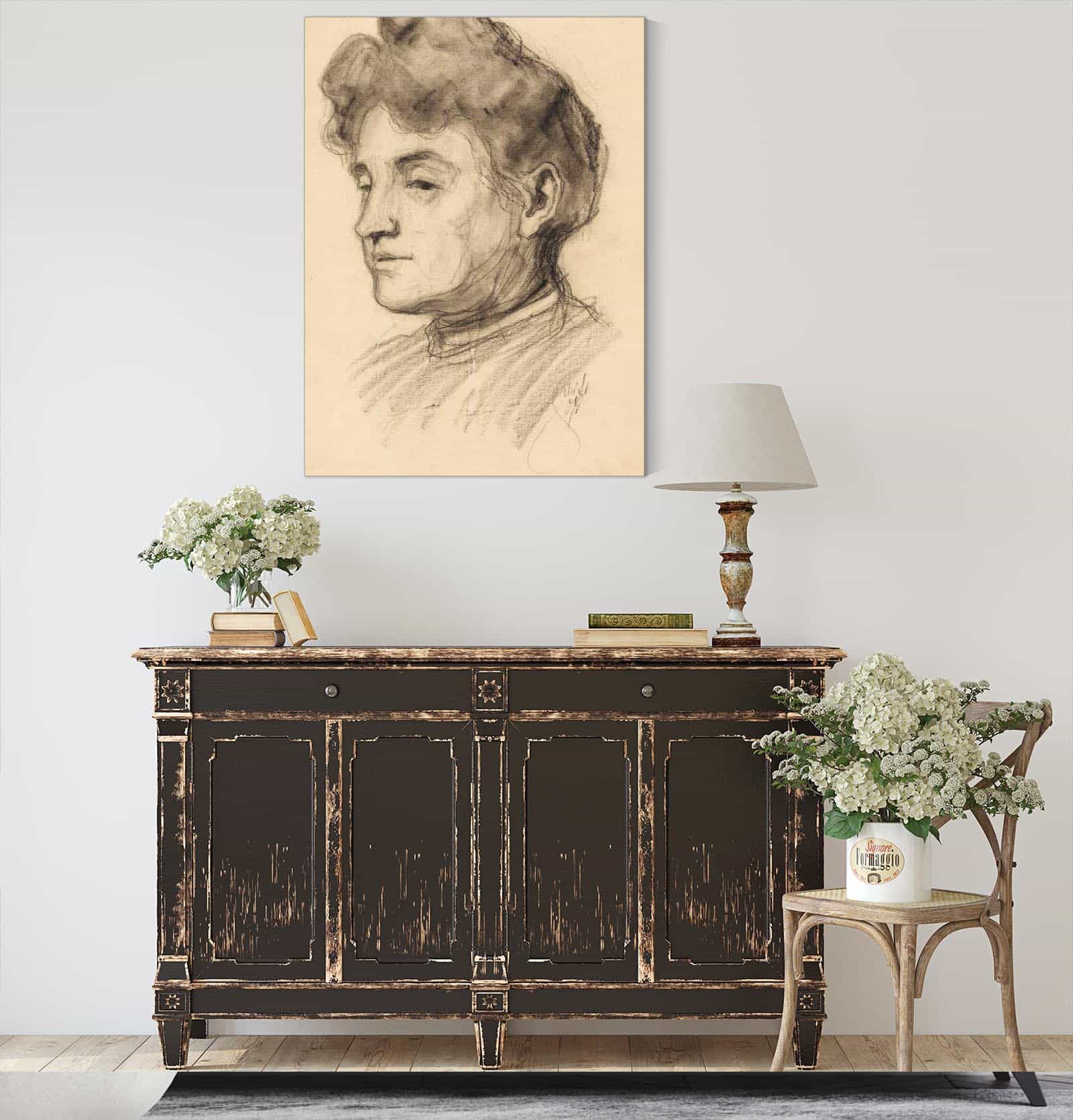 Portrat Marie Schiele by Egon Schiele - Image 4