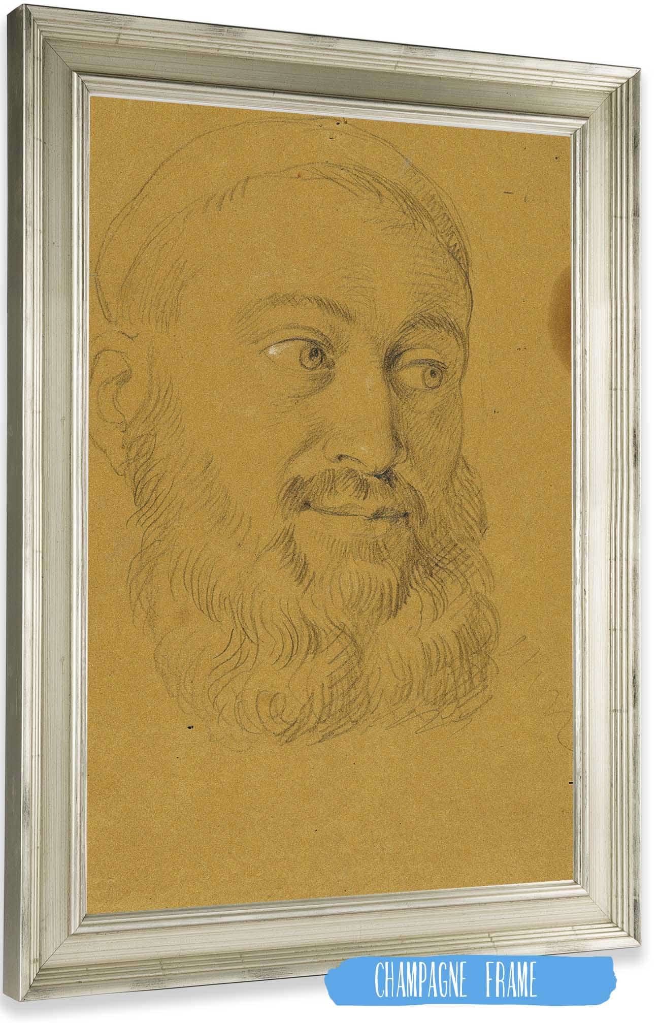 Portratstudie Zu Rudolf Von Habsburg Und Der Priester Before by Johann Peter Krafft