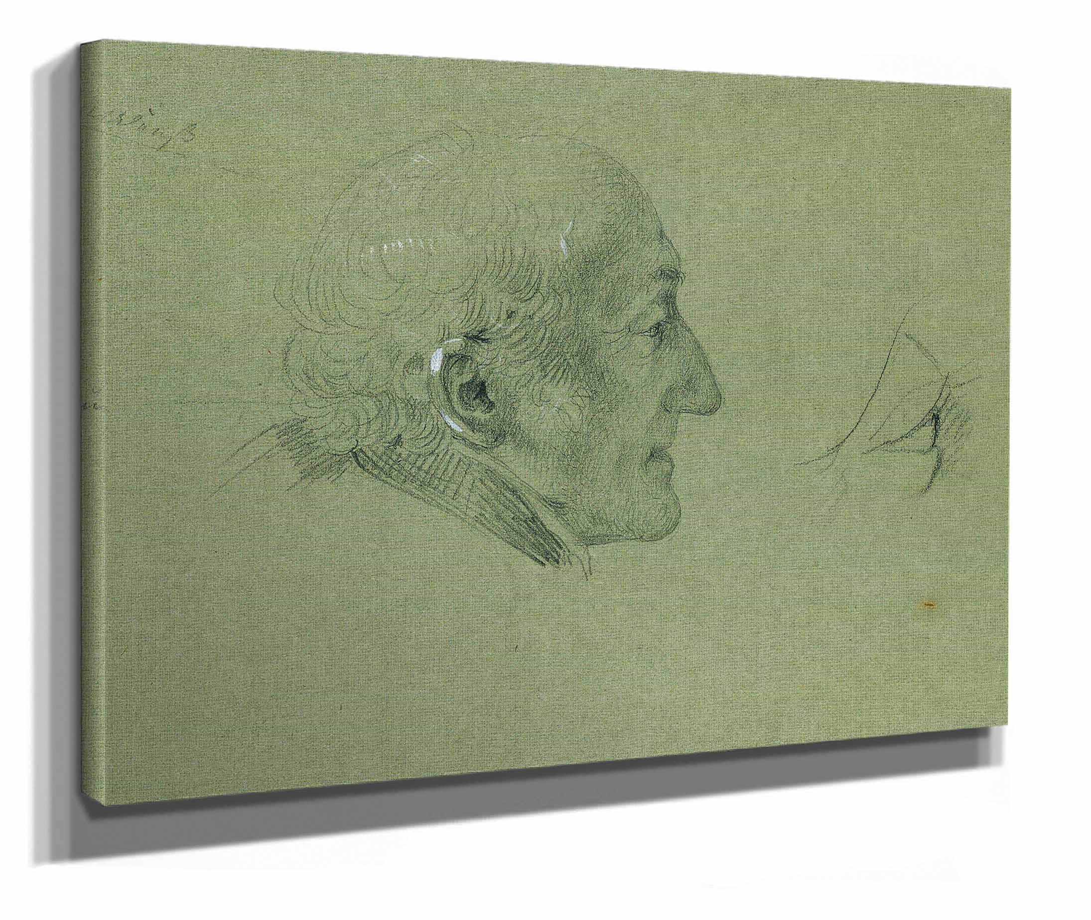 Portratstudie Zur Heimkehr Des Landwehrmannes Before by Johann Peter Krafft - Image 6