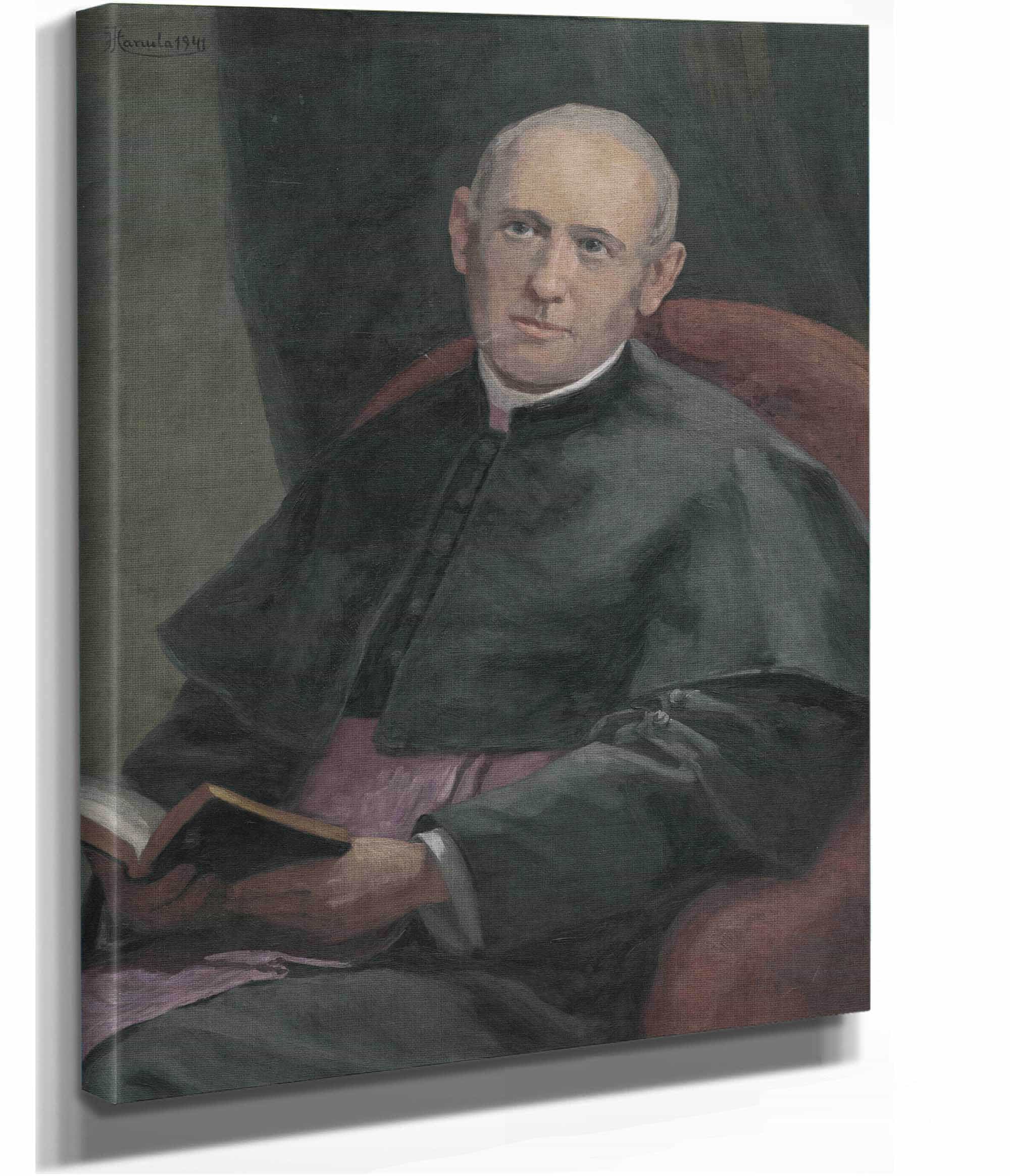 Portret Farara Zemana by Jozef Hanula - Image 2