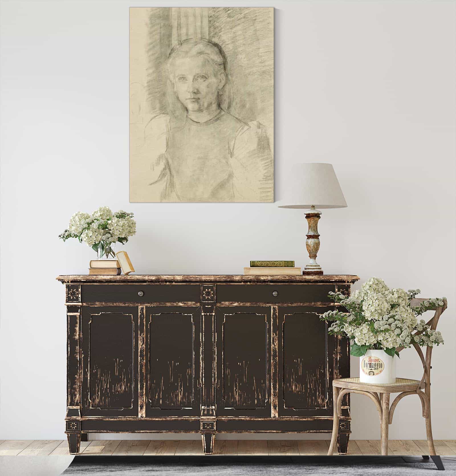Portret Van Een Jong Meisje by Therese Schwartze - Image 4
