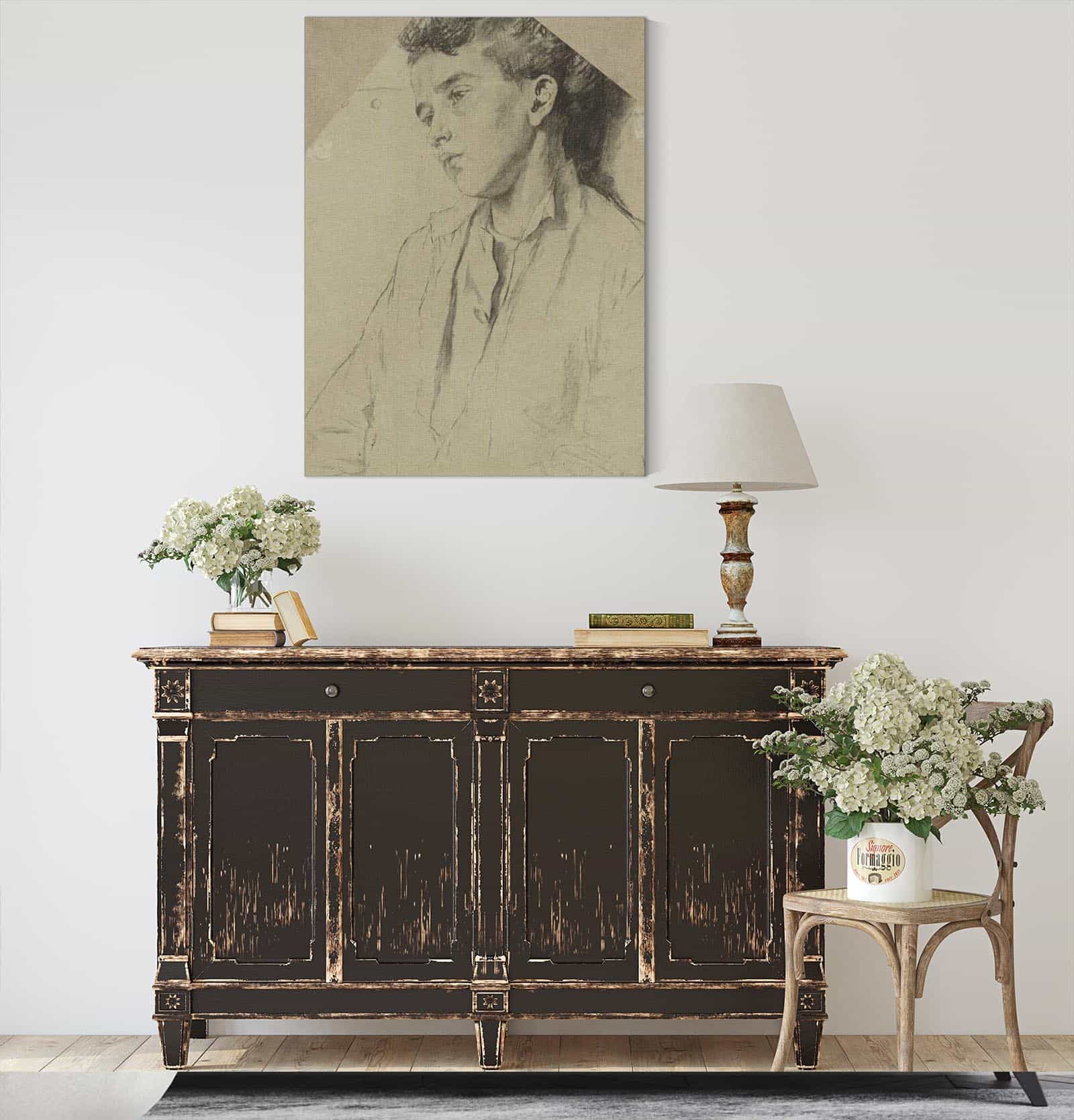 Portret Van Een Jongen by Therese Schwartze - Image 4