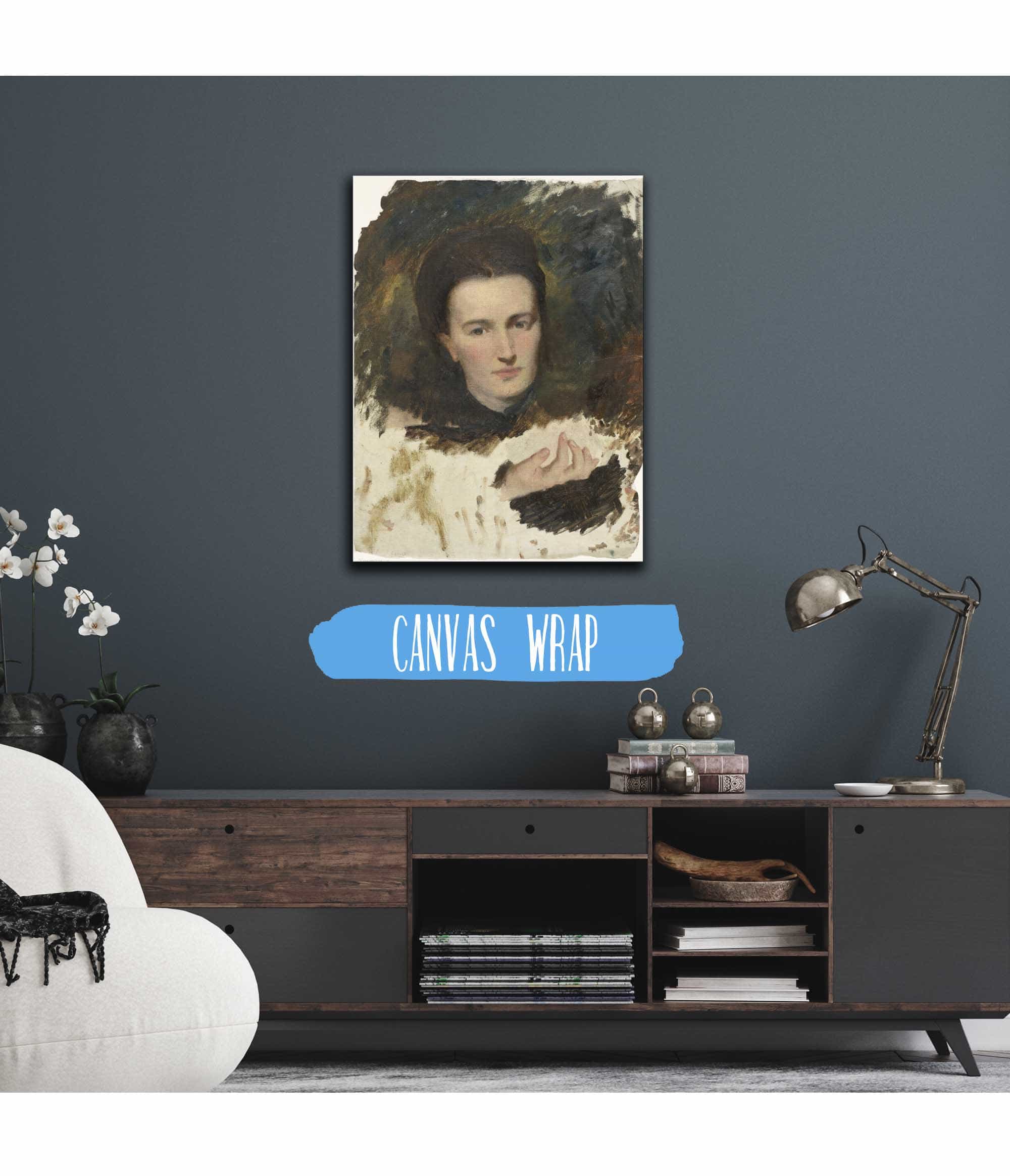 Portret Van Een Vrouw by Therese Schwartze - Image 3