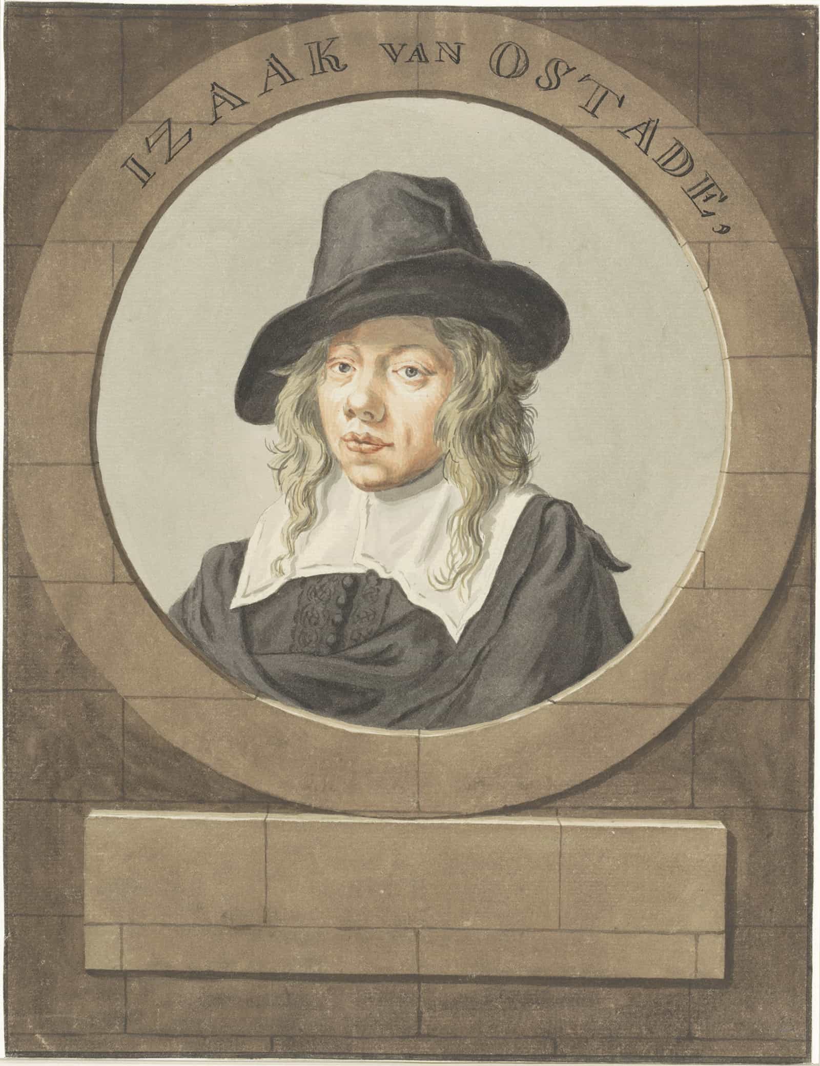 Portret Van Isaak Van Ostade by Adriaen Van Ostade