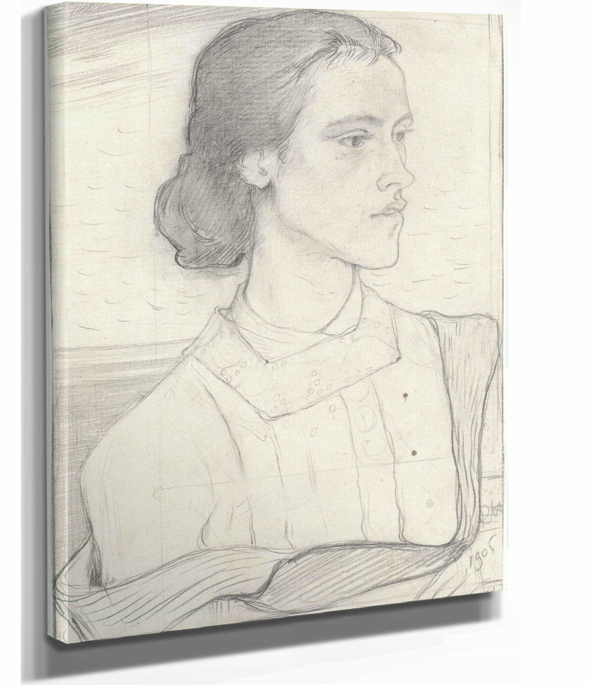 Portret Van Kootje Martinet by Richard Nicolaus Roland Holst - Image 2