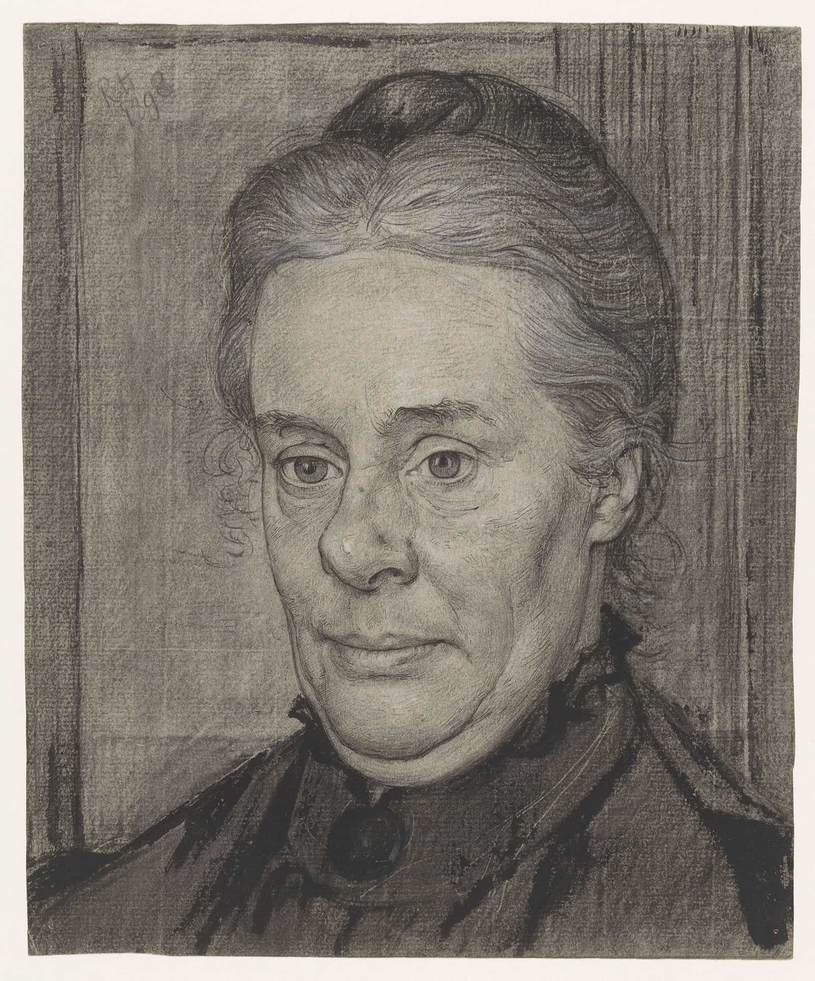 Portret Van Mevrouw Anna Ida Van Der Schalk Van Der Hoeven by Richard Nicolaus Roland Holst