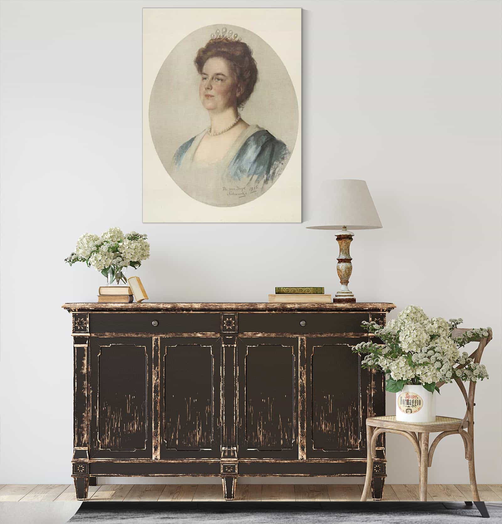 Portret Van Wilhelmina Koningin Der Nederlanden by Therese Schwartze - Image 4