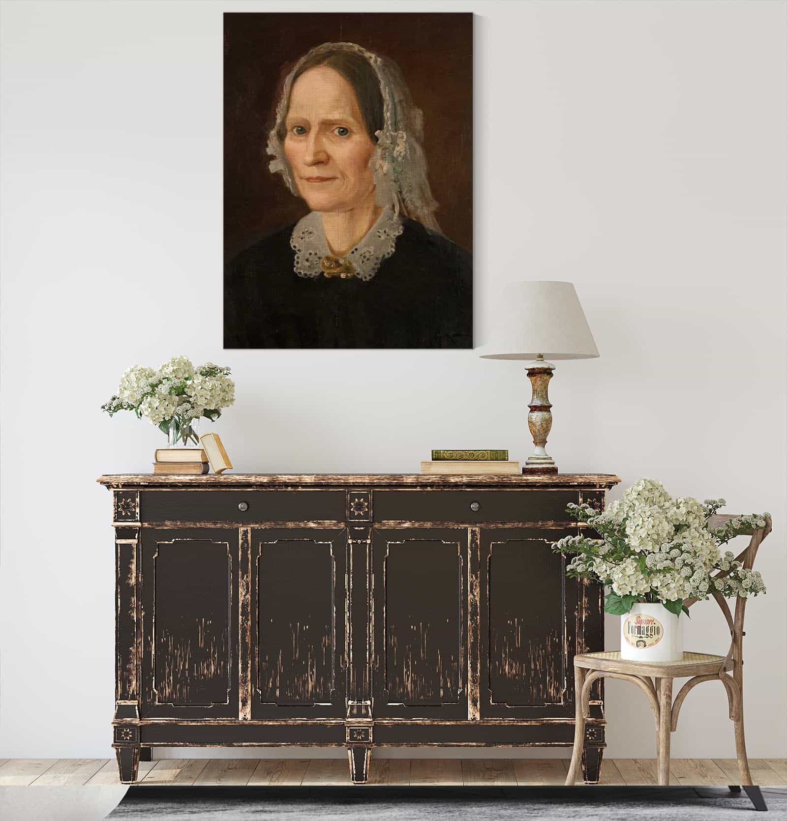 Portrett Av Kunstnerens Mor by Amaldus Nielsen - Image 4