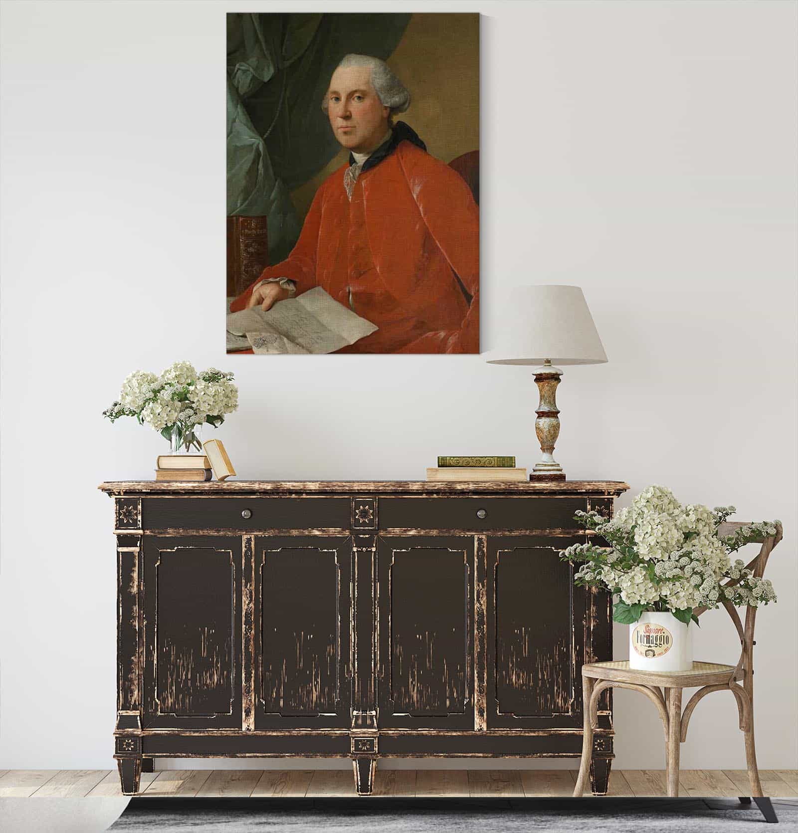 Portrett Av Lauritz Christian Steen by Jens Juel - Image 4