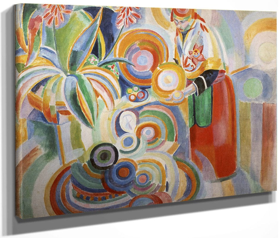 Portuguese Woman By Robert Delaunay