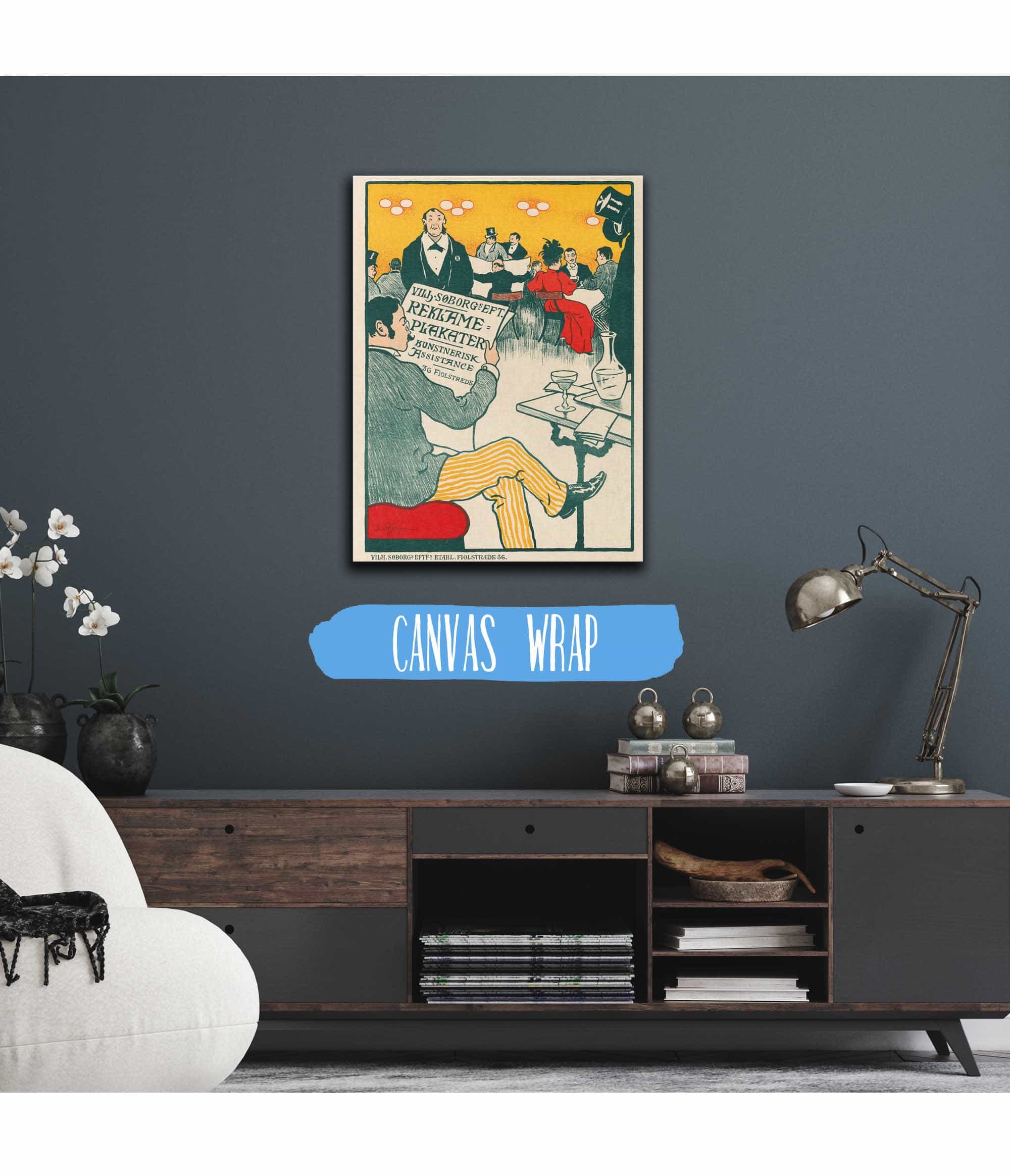 Poster For Exhibition Of Artistic Posters Of Wilhelm Soborg by Paul Fischer - Image 3