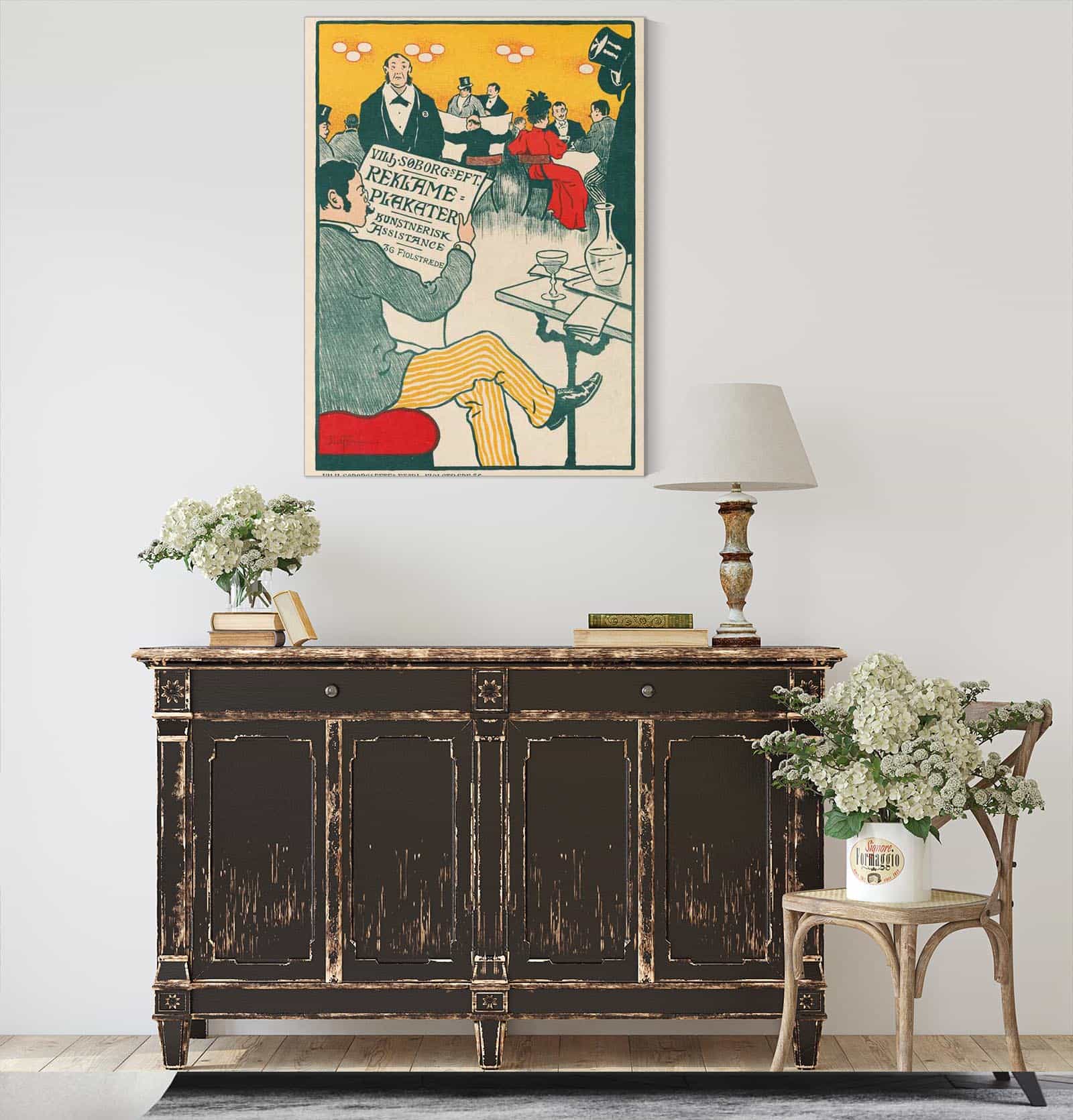 Poster For Exhibition Of Artistic Posters Of Wilhelm Soborg by Paul Fischer - Image 4