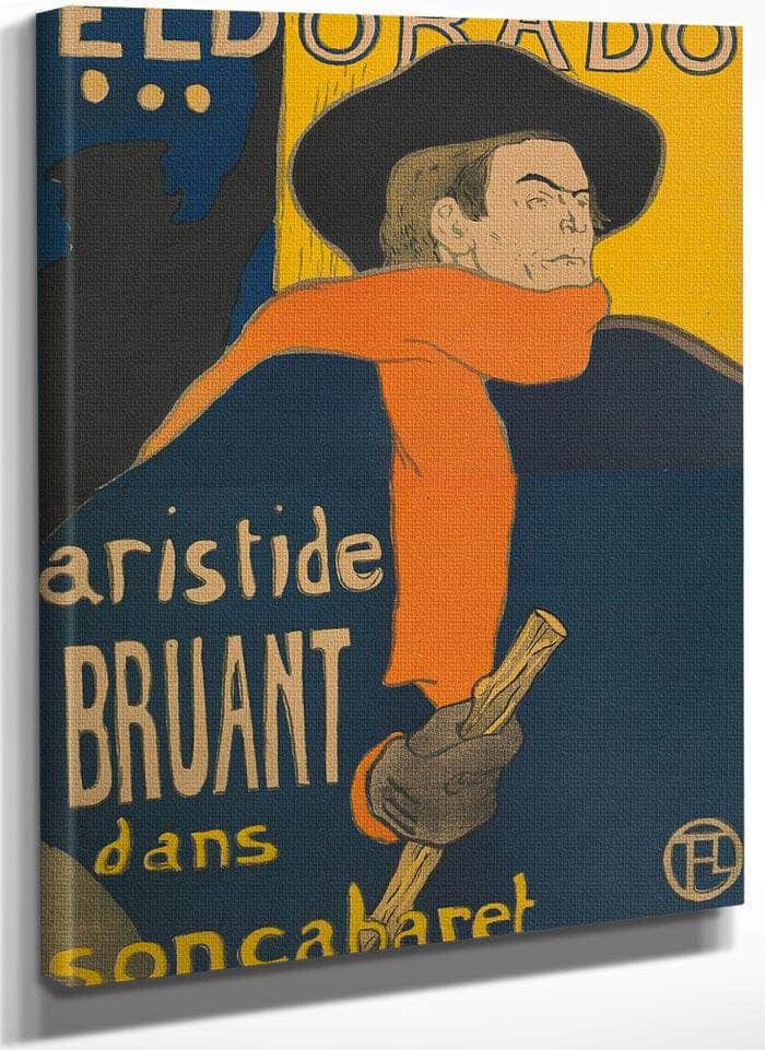 Poster For The Performance Of Artistide Bruant 1892 By Henri De Toulouse Lautrec