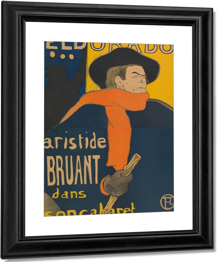 Poster For The Performance Of Artistide Bruant 1892 By Henri De Toulouse Lautrec - Image 3