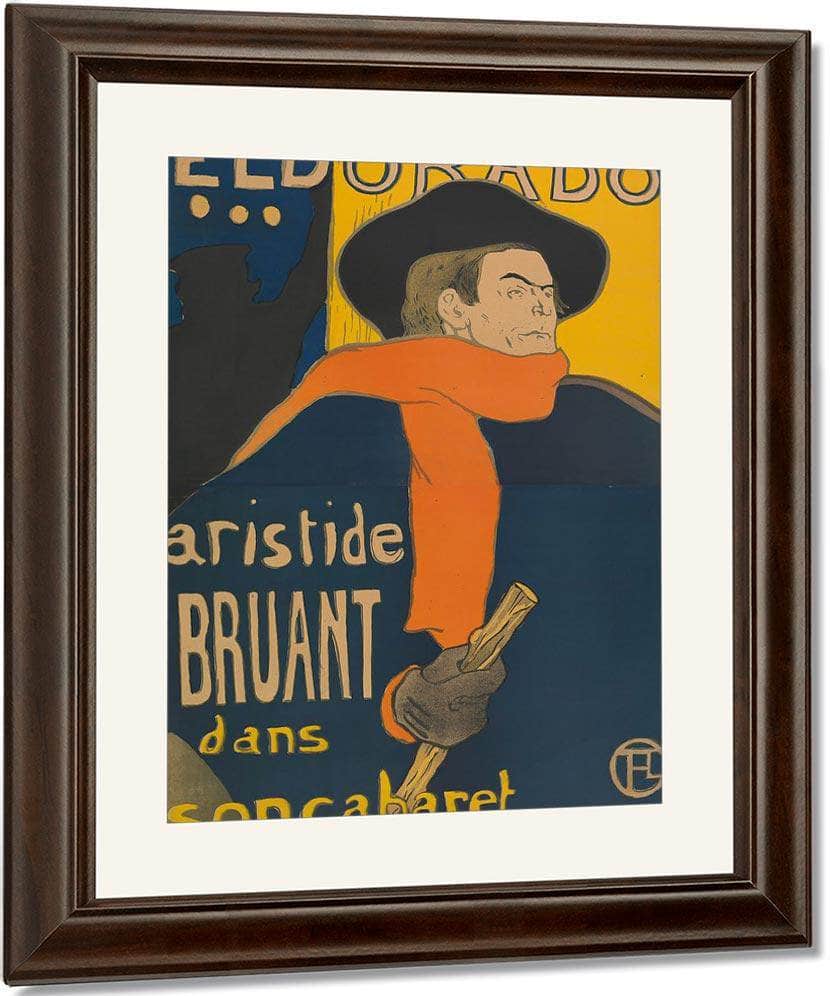 Poster For The Performance Of Artistide Bruant 1892 By Henri De Toulouse Lautrec - Image 4