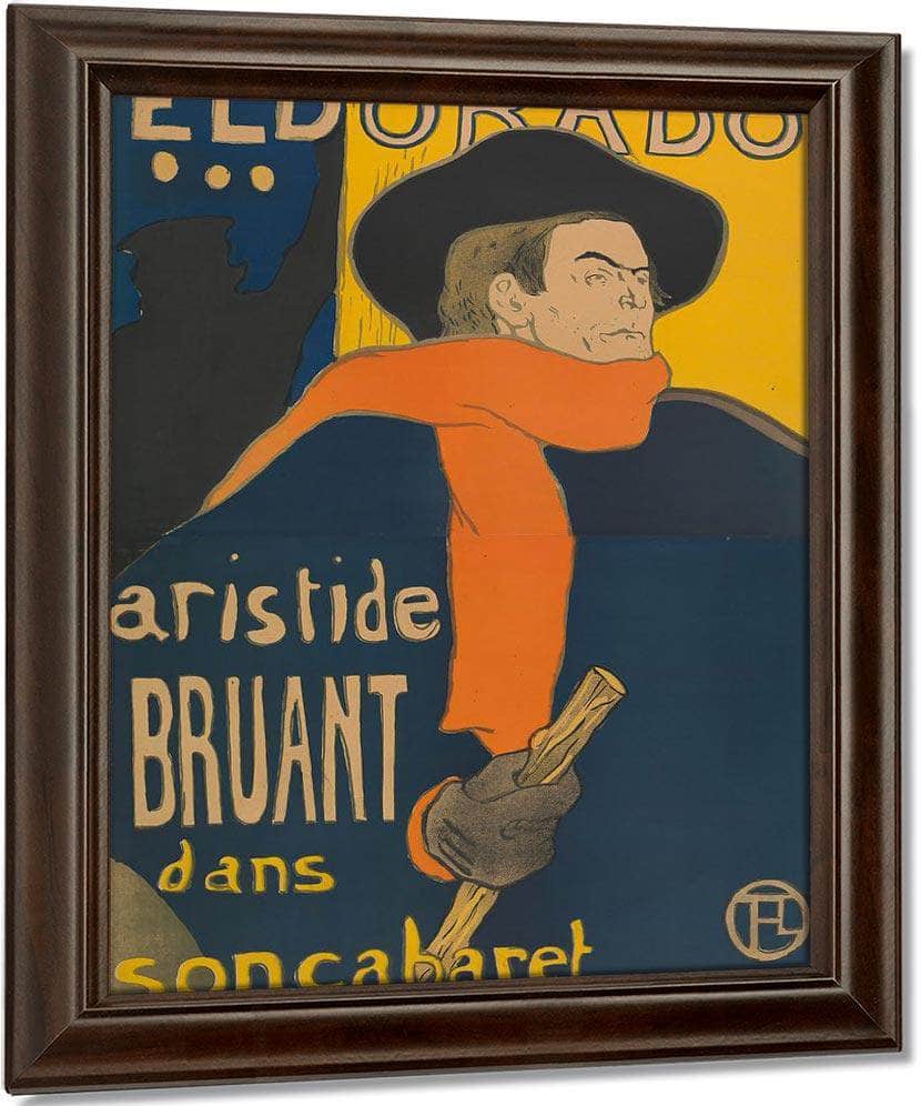 Poster For The Performance Of Artistide Bruant 1892 By Henri De Toulouse Lautrec - Image 5