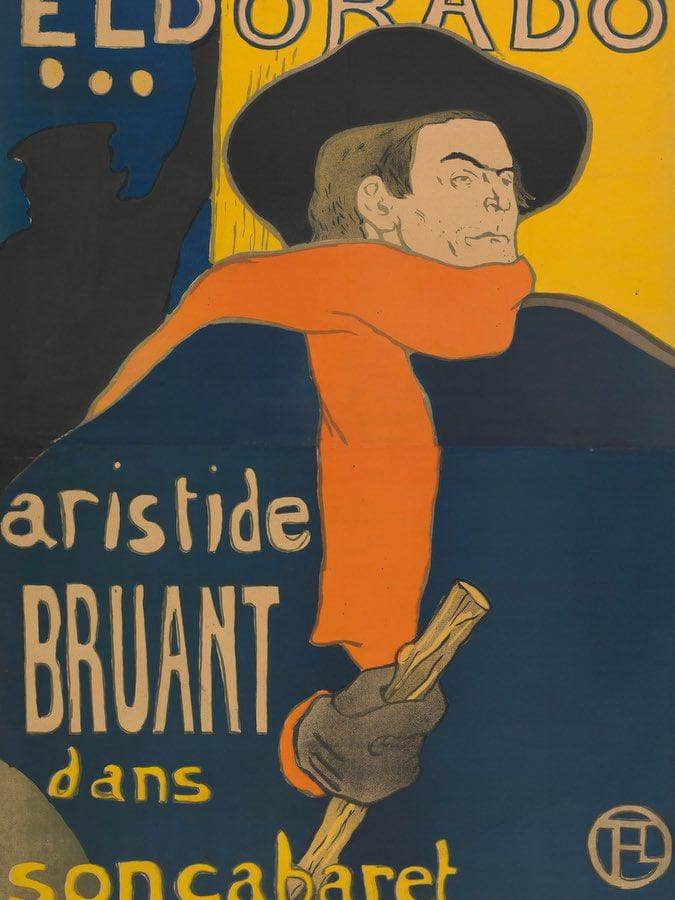 Poster For The Performance Of Artistide Bruant 1892 By Henri De Toulouse Lautrec - Image 6