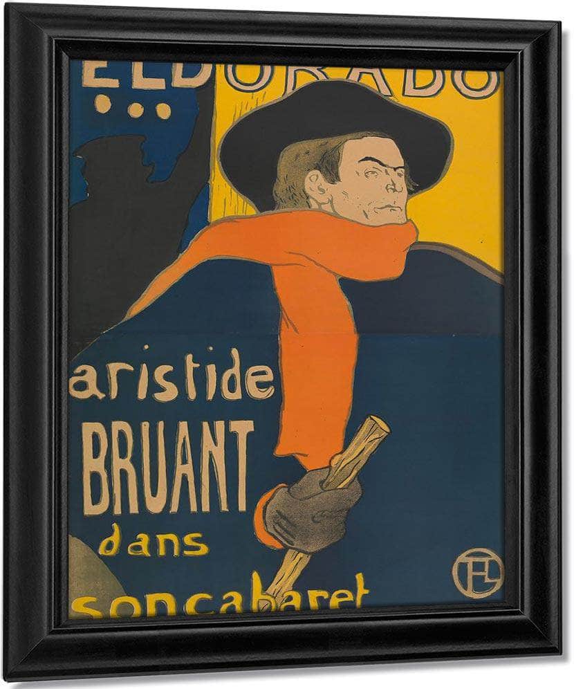 Poster For The Performance Of Artistide Bruant 1892 By Henri De Toulouse Lautrec - Image 7
