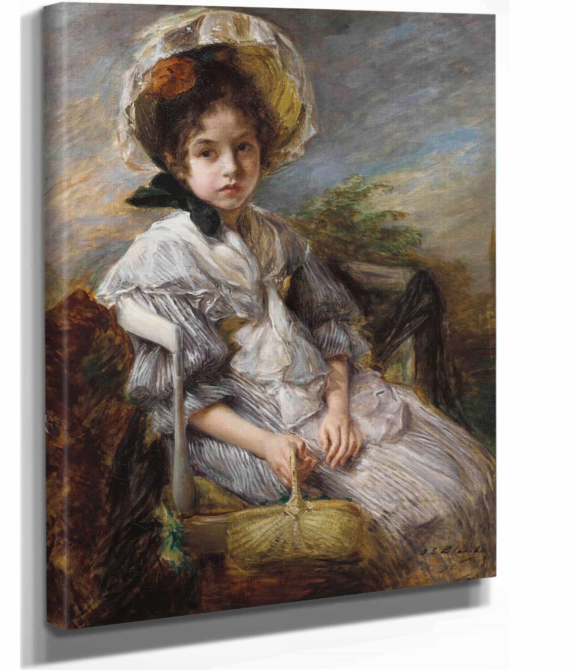 Pouponne Zelinska Au Panier by Jacques Emile Blanche - Image 2