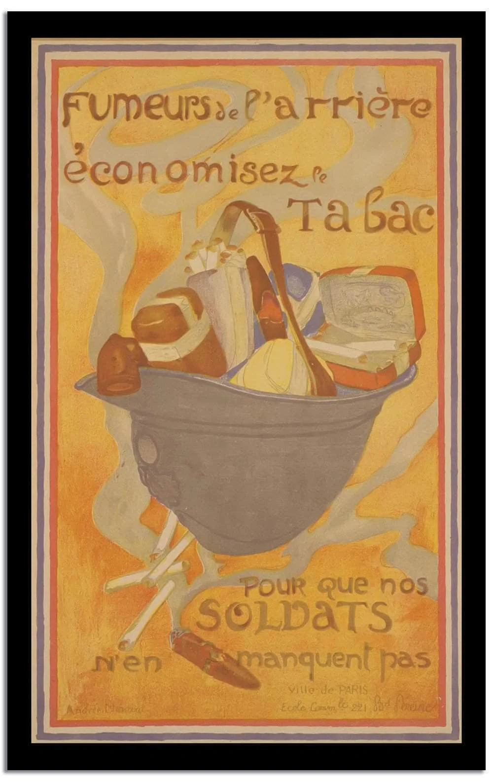 Pour Que Nos Soldats Vintage Poster - Image 2