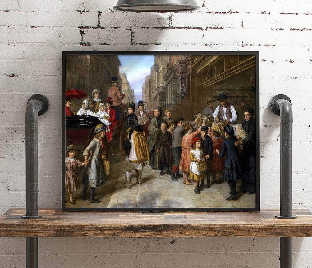 Poverty And Wealth Painting William Powell Frith Canvas Art - Image 4