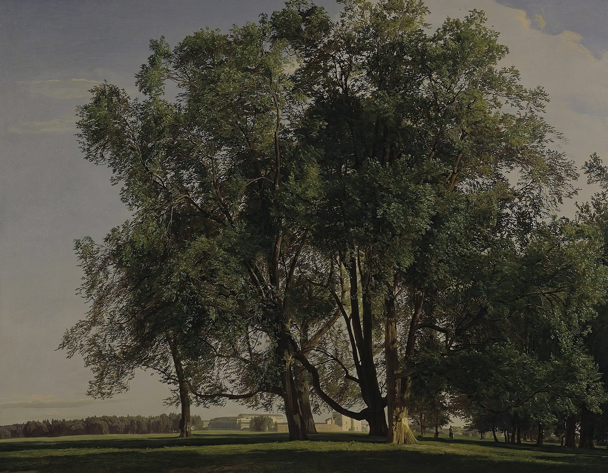 Prater Landscape by Ferdinand Georg Waldmuller - Image 4