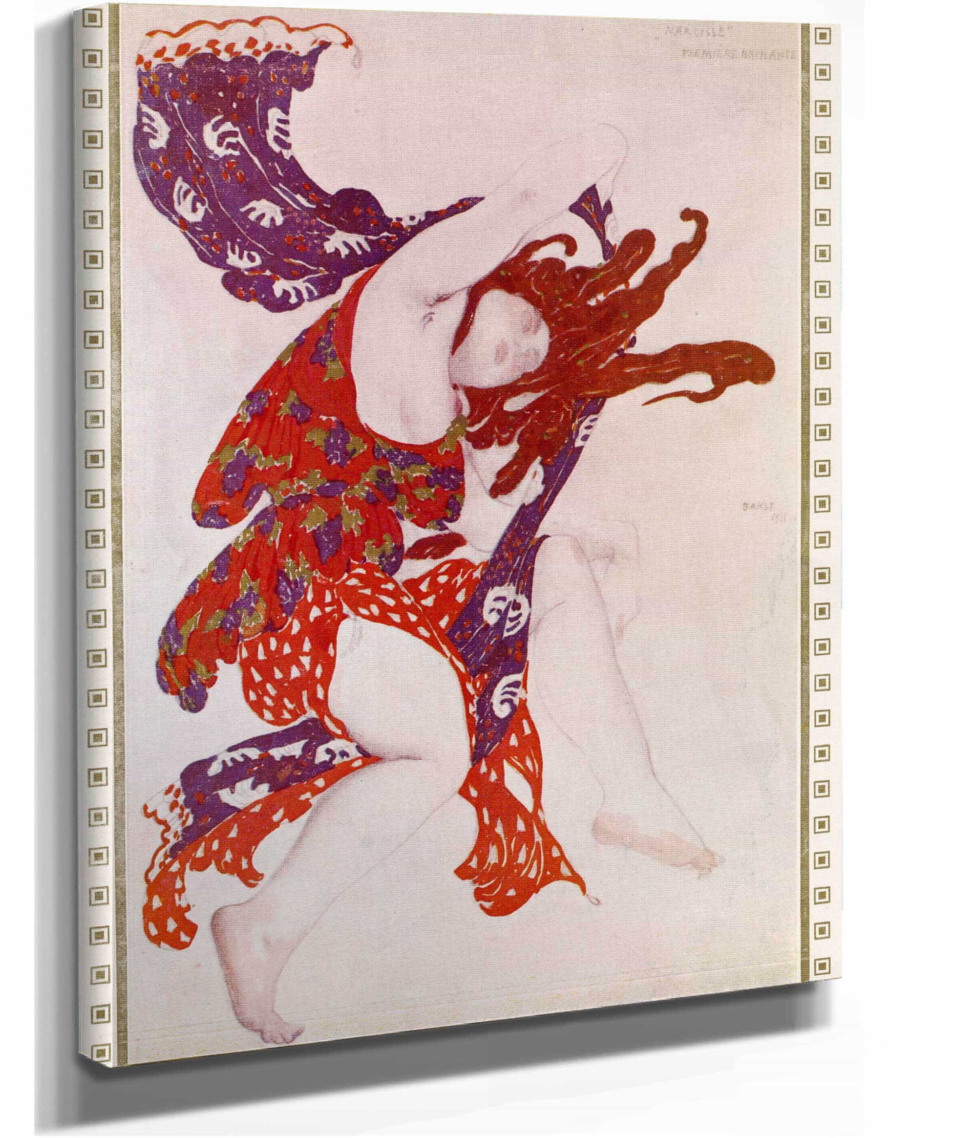 Premiere Bacchante De Narcisse by Leon Bakst - Image 2