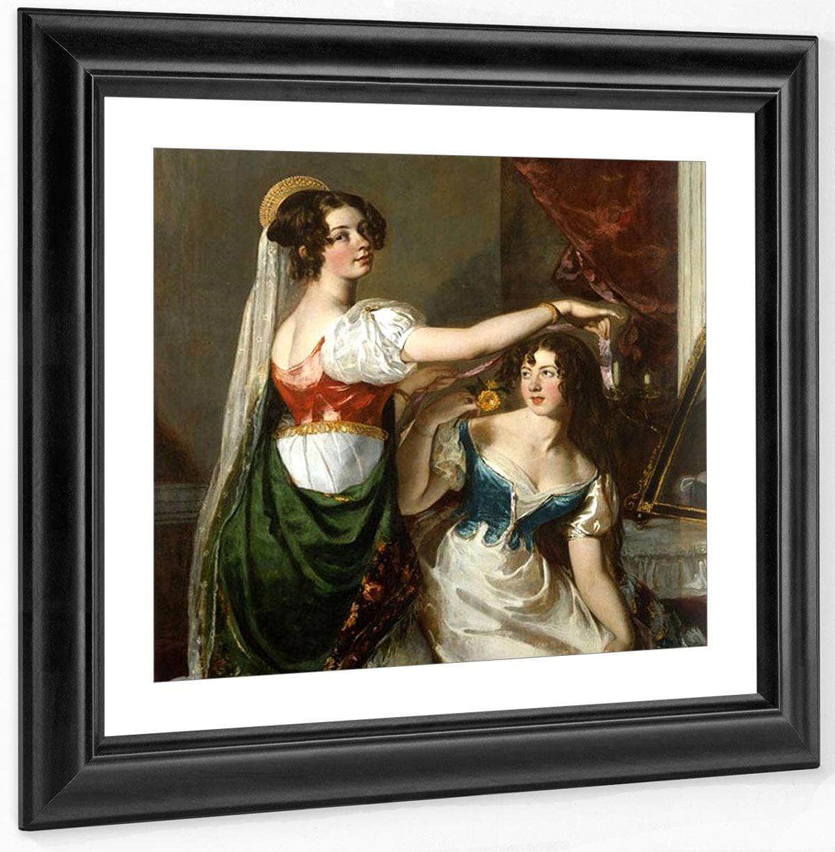Preparing For A Fancy Dress Ball(Also Known As Portrait Of Charlotte And Mary Williams Wynn) By William Etty - Image 4