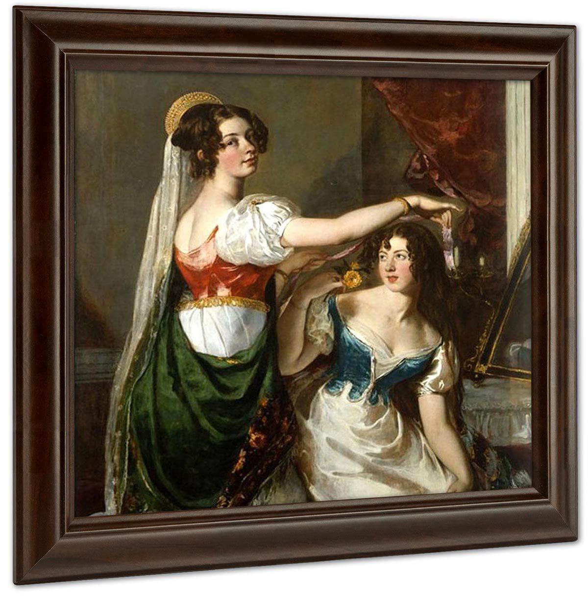 Preparing For A Fancy Dress Ball(Also Known As Portrait Of Charlotte And Mary Williams Wynn) By William Etty - Image 6