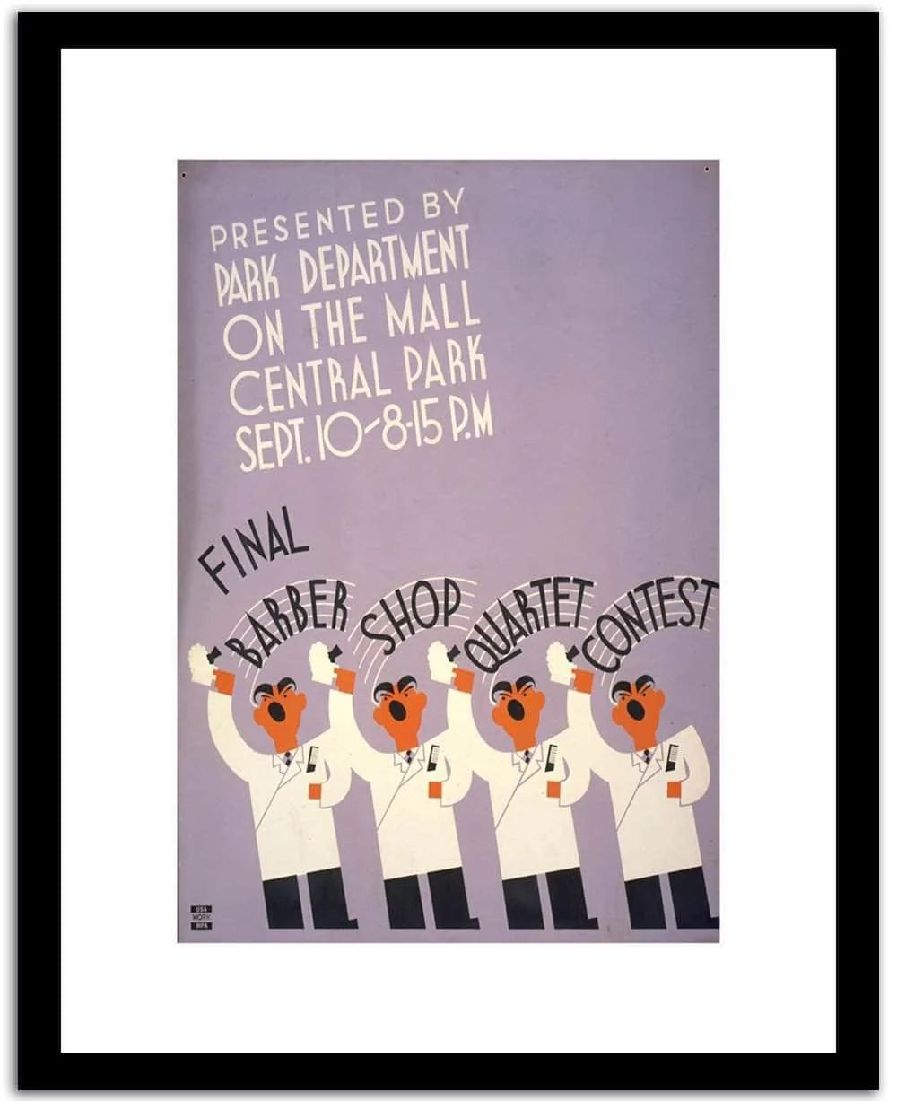 Presented By Park Department On The Mail Central Park Vintage Poster
