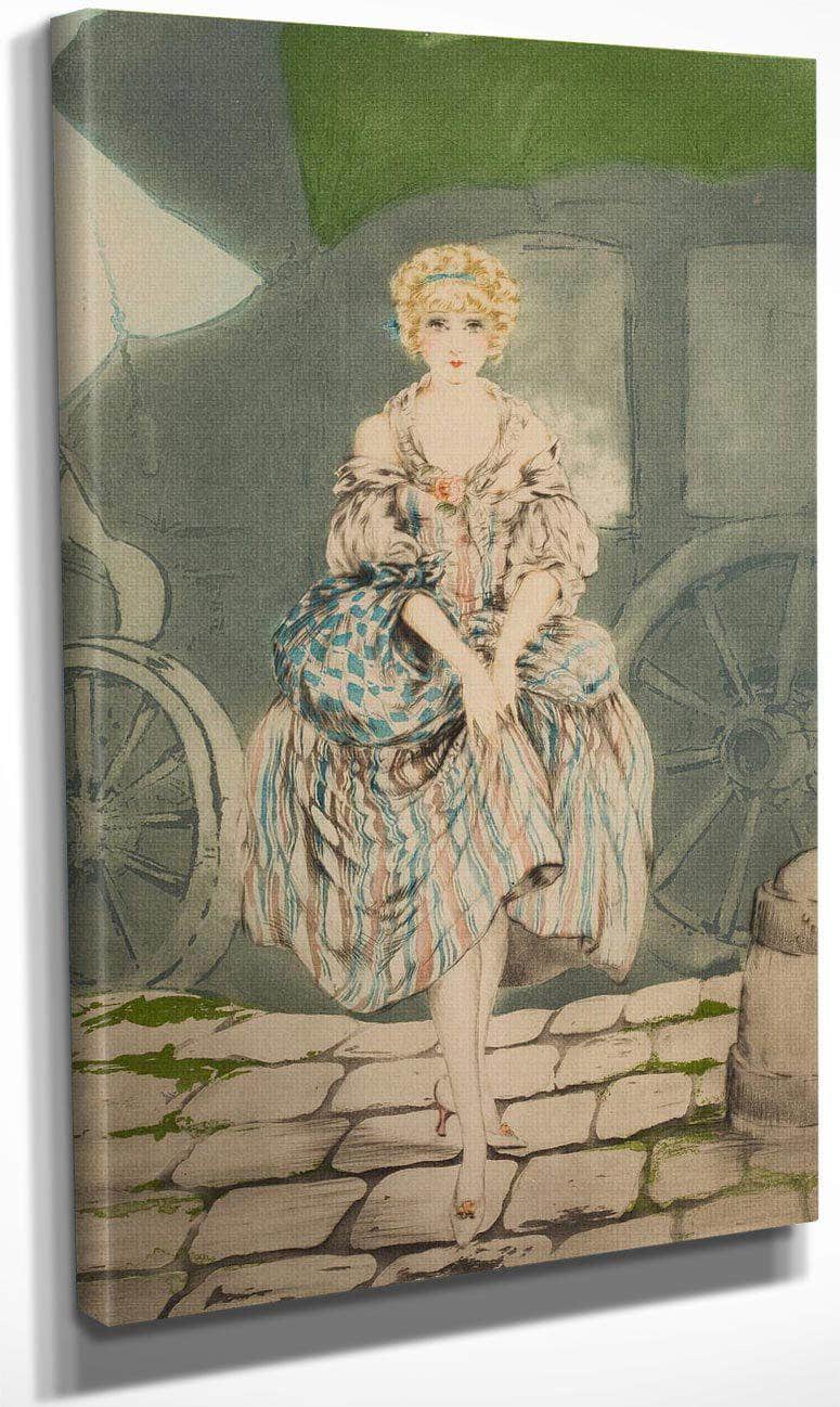 Pretty Lady By Louis Icart