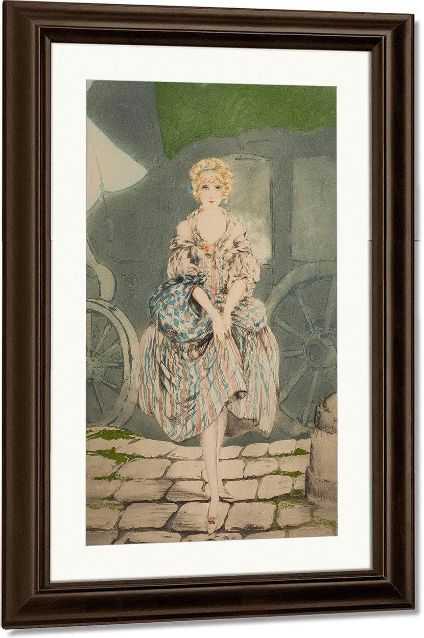 Pretty Lady By Louis Icart - Image 4