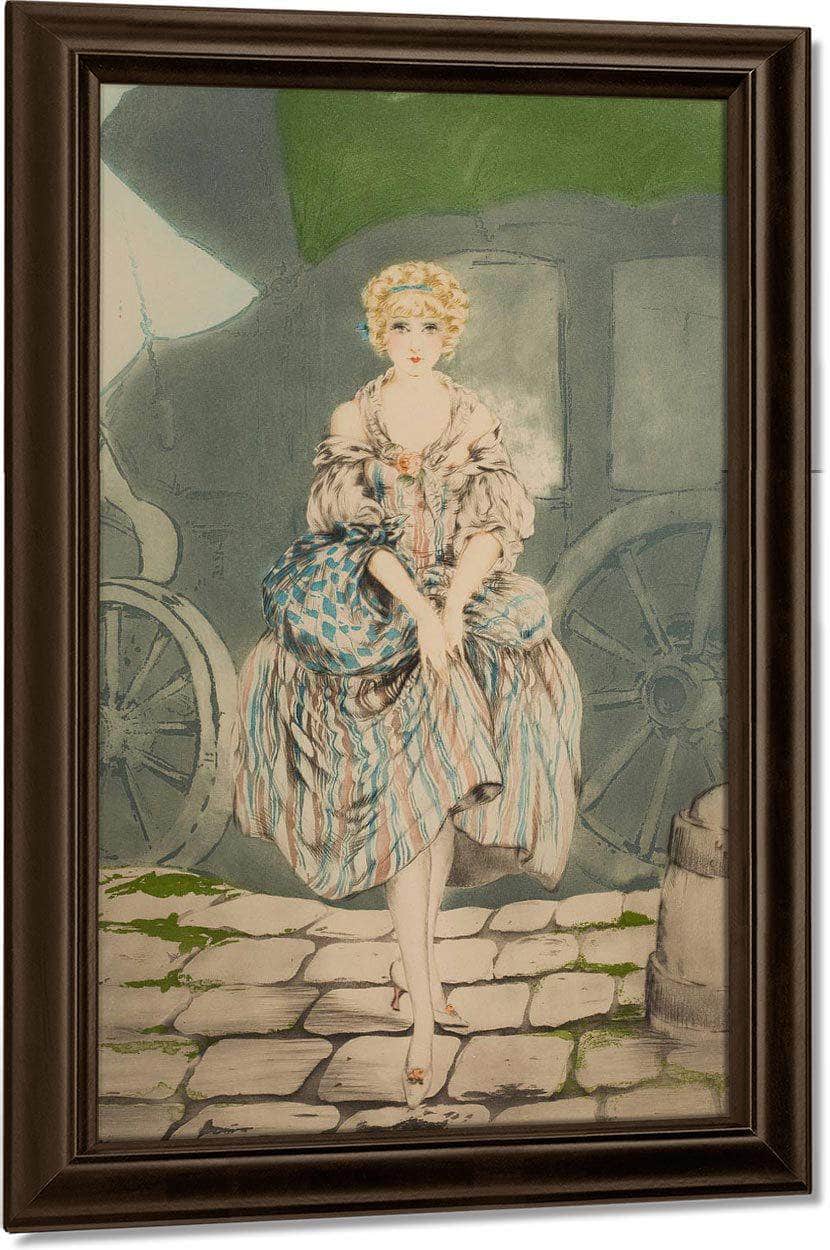 Pretty Lady By Louis Icart - Image 5