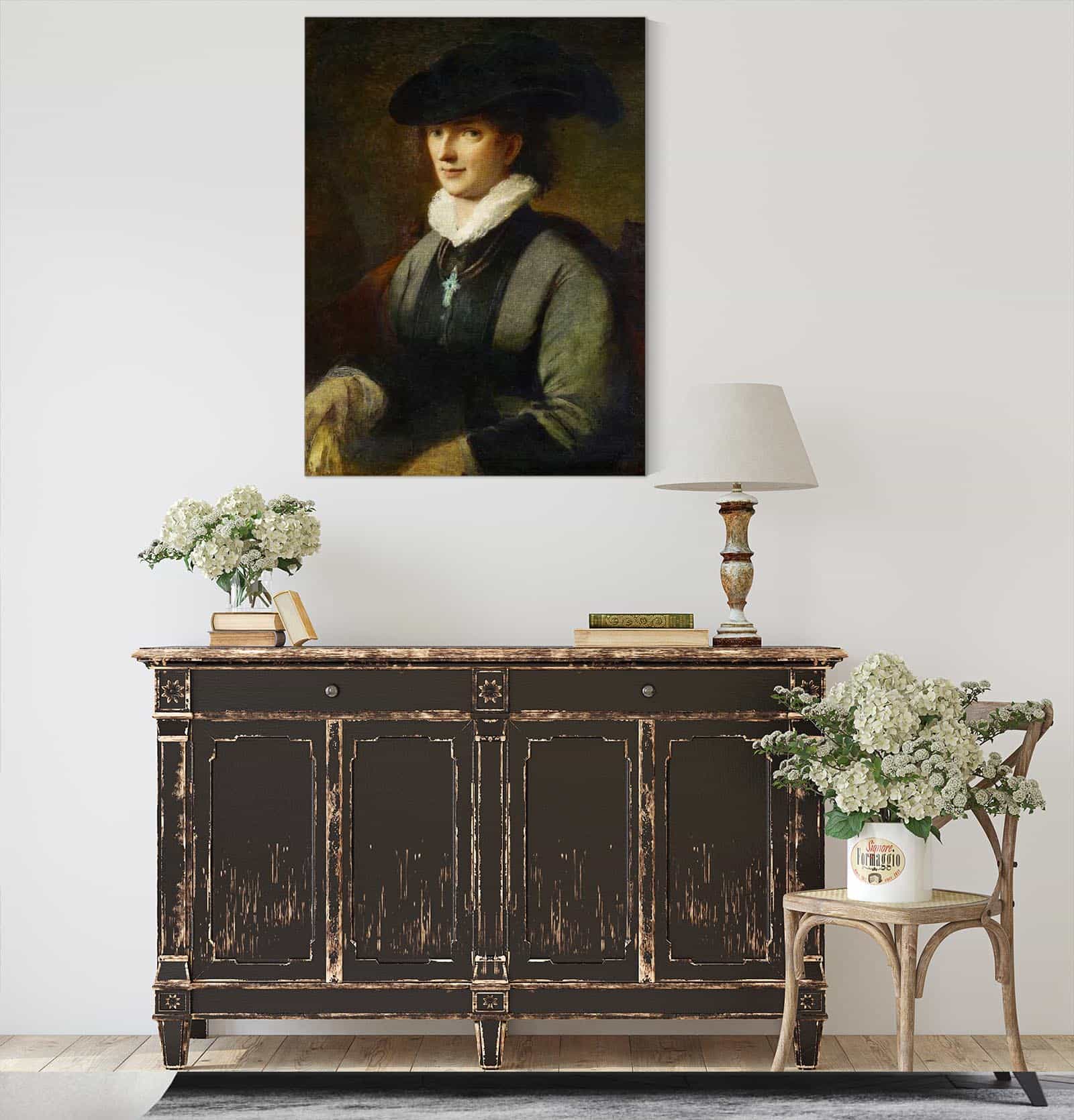 Princess Of Hohenlohe by Franz Von Lenbach - Image 4
