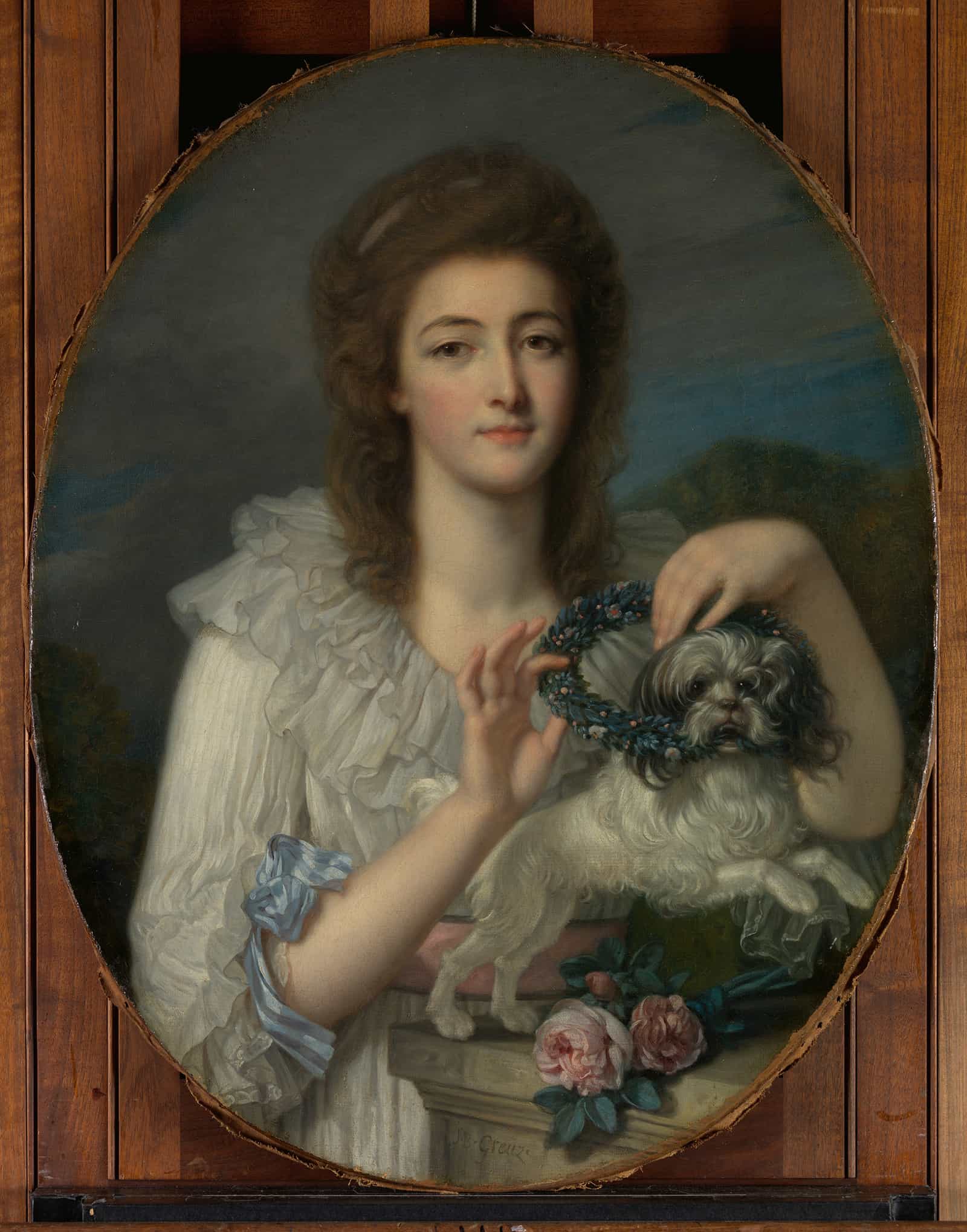 Princess Varvara Nikolaevna Gagarina by Jean Baptiste Greuze - Image 2