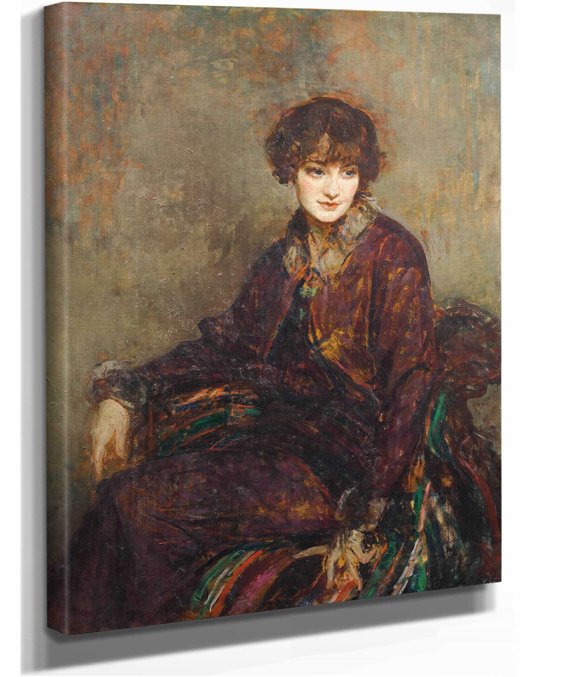 Princesse Jean De Broglie Depuis Honorable Mrs Daisy Fellowes by Jacques Emile Blanche - Image 2