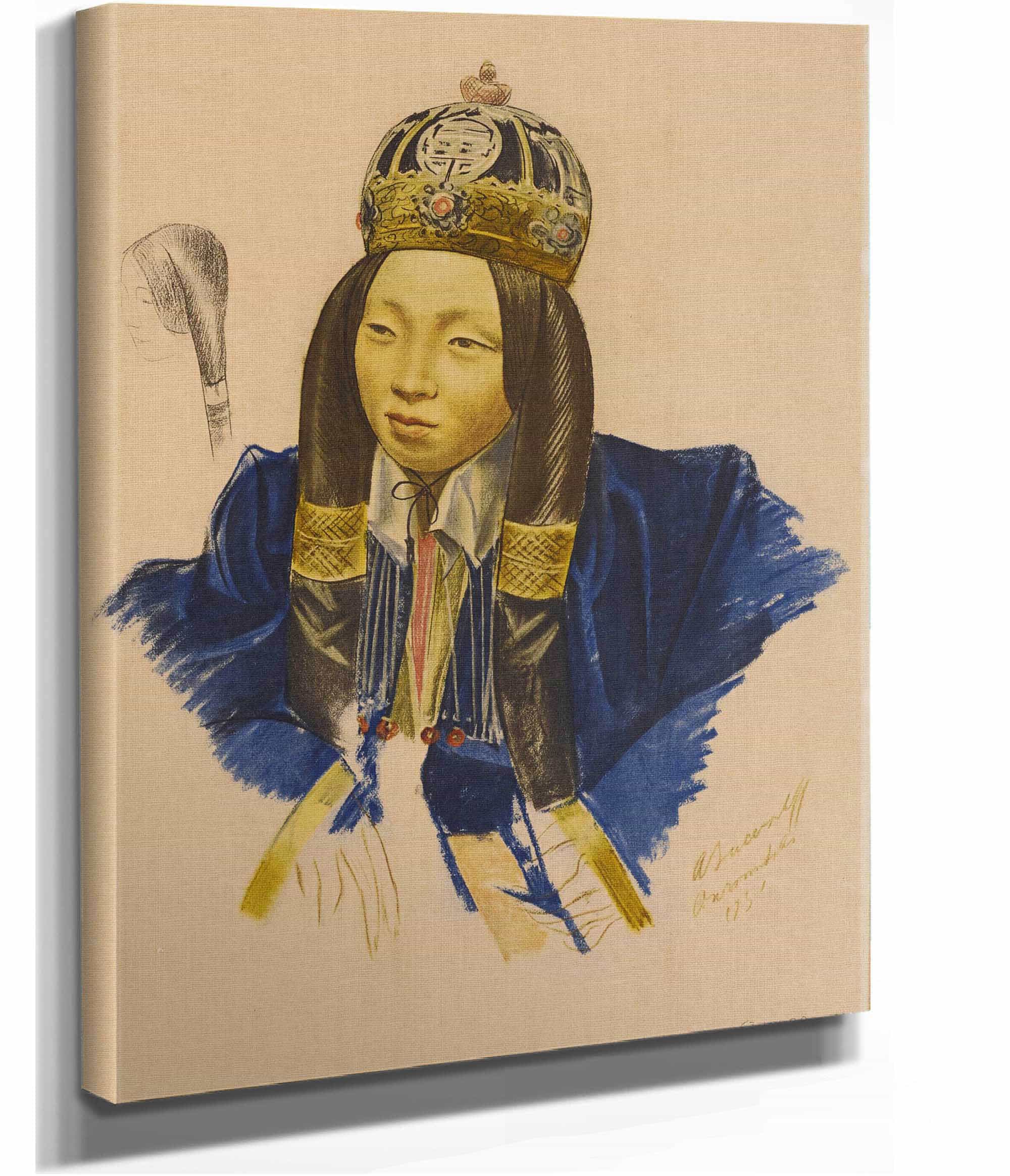 Princesse Nirgidma De Torhout by Alexander Evgenievich Yakovlev - Image 2