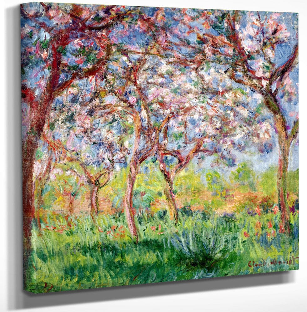 Printemps A Giverny By Claude Monet