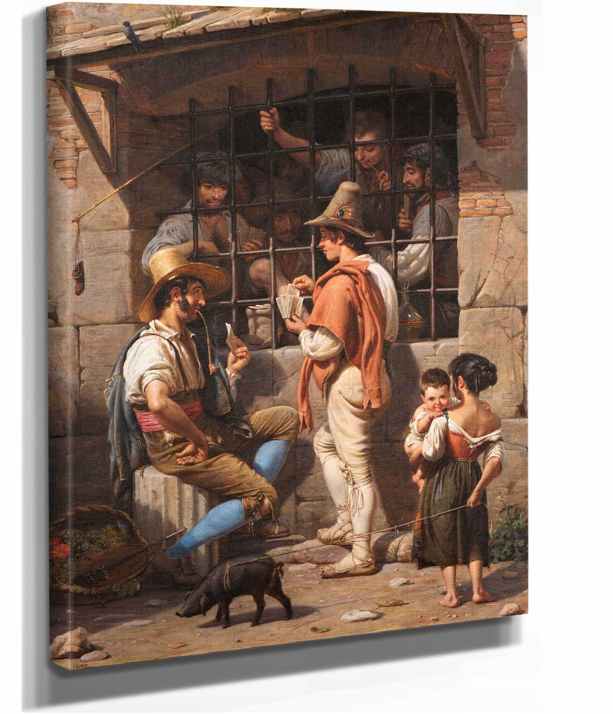 Prison Scene In Rome by Wilhelm Marstrand - Image 2