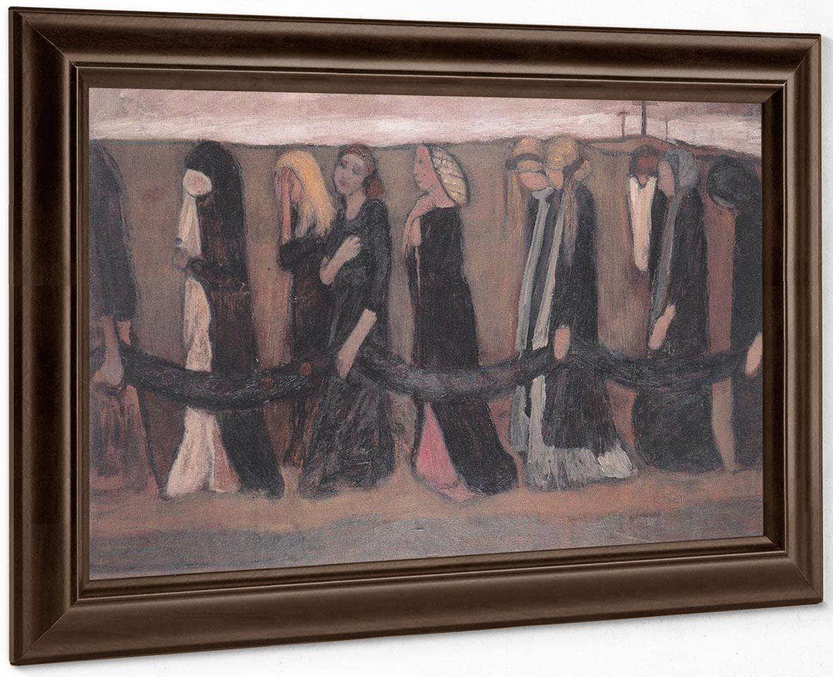 Procession Of Wailing Women 2 By Paula Modersohn Becker - Image 6