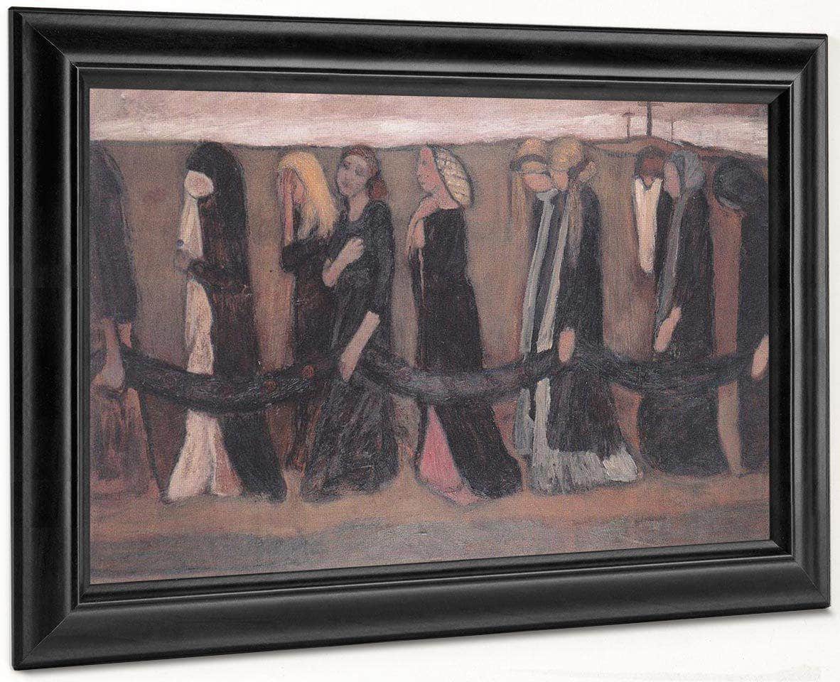Procession Of Wailing Women 2 By Paula Modersohn Becker - Image 8