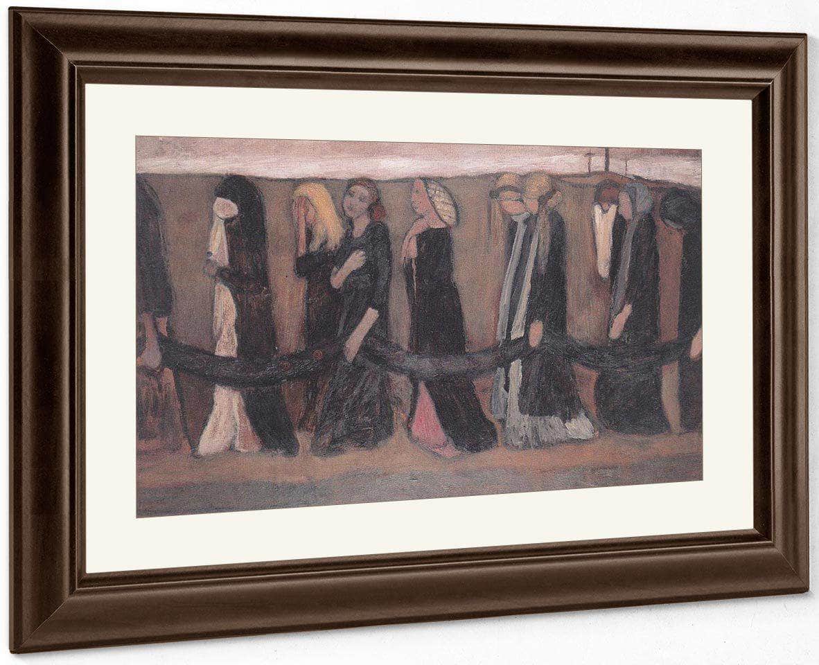 Procession Of Wailing Women By Paula Modersohn Becker - Image 5