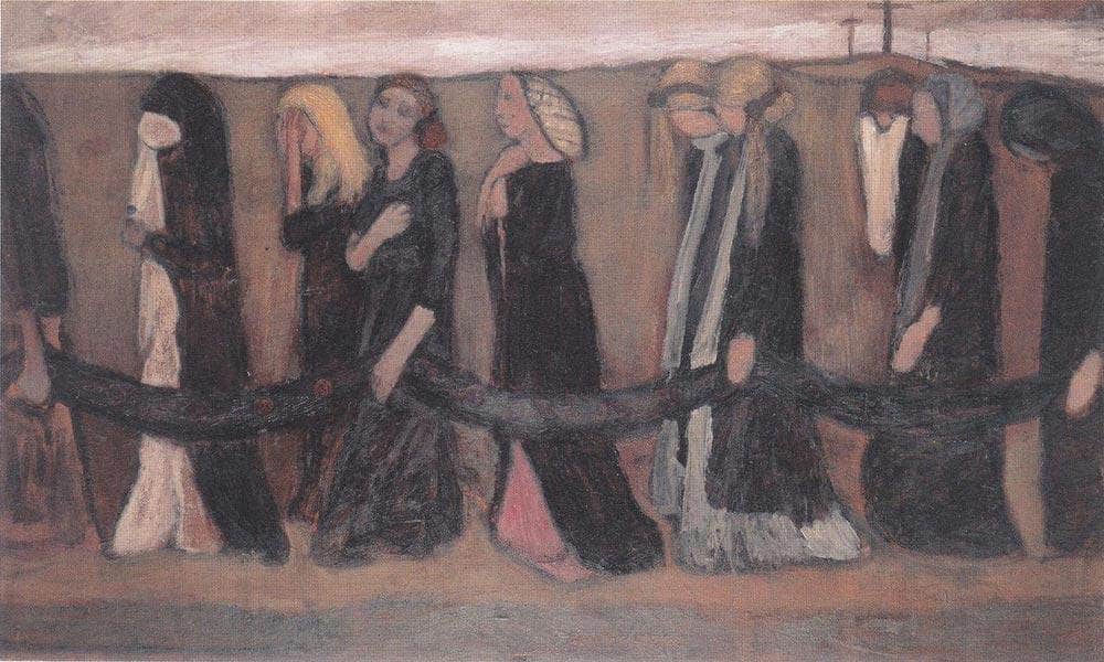 Procession Of Wailing Women By Paula Modersohn Becker - Image 7