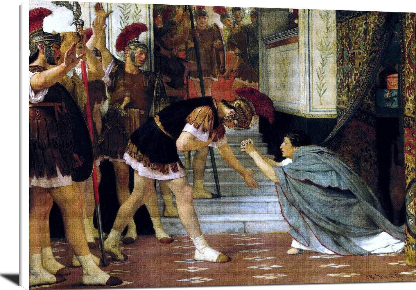 Proclaiming Claudius Emperor, Opus Xlviii Painting Alma Tadema Canvas Art