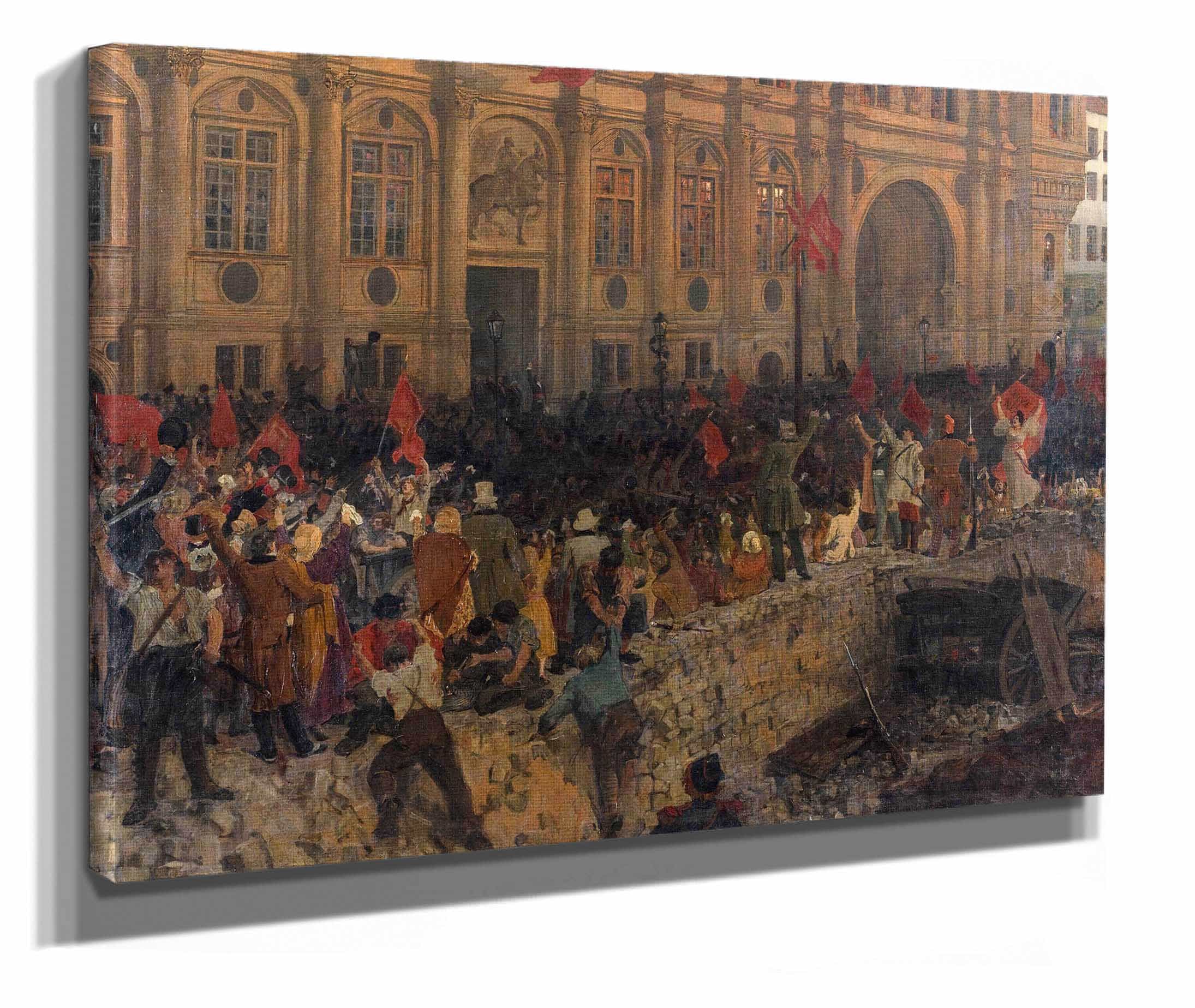 Proclamation De La Republique Le Fevrier by Jean Paul Laurens - Image 2
