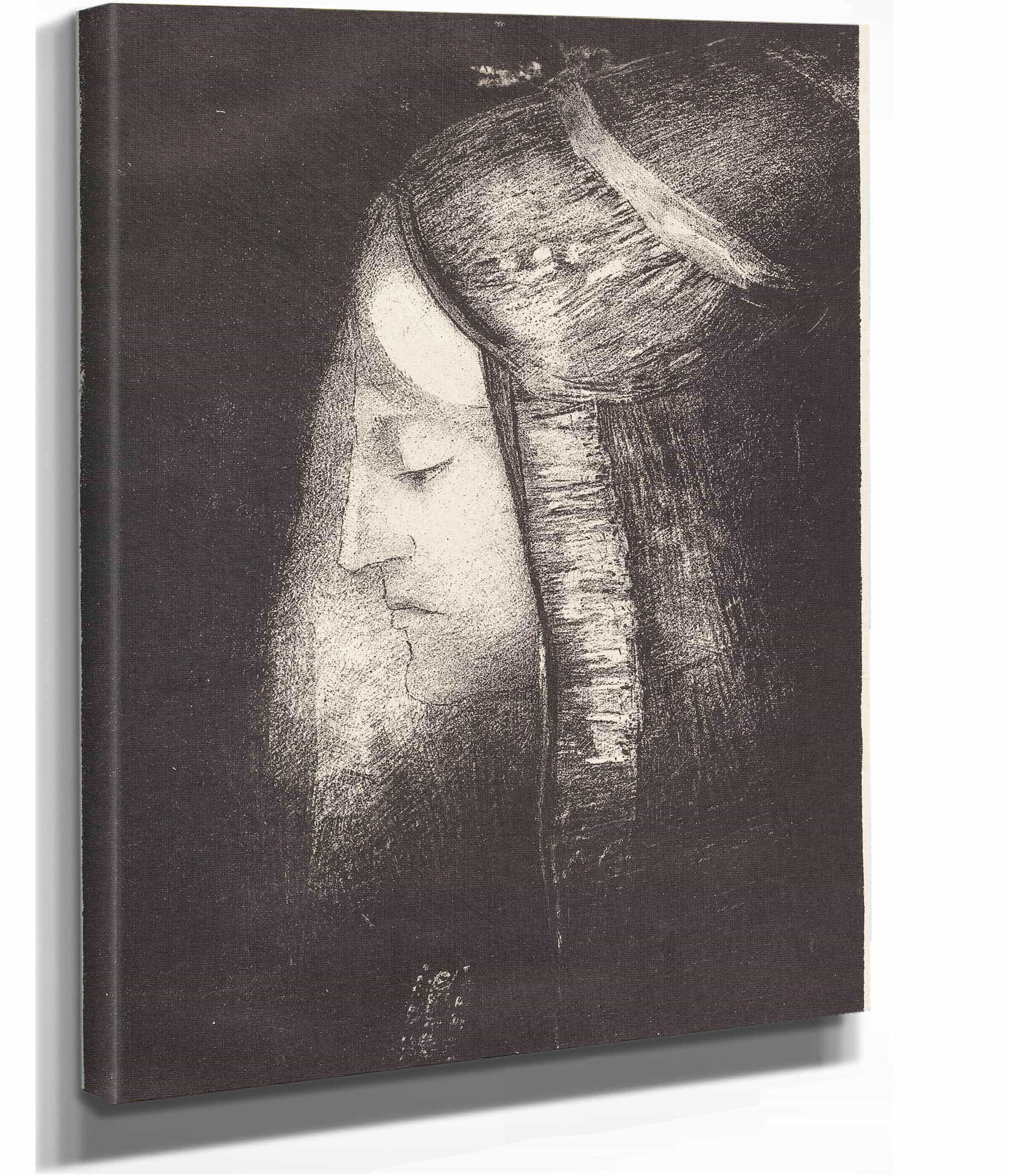 Profil De Lumiere Profile Of Light by Odilon Redon - Image 2