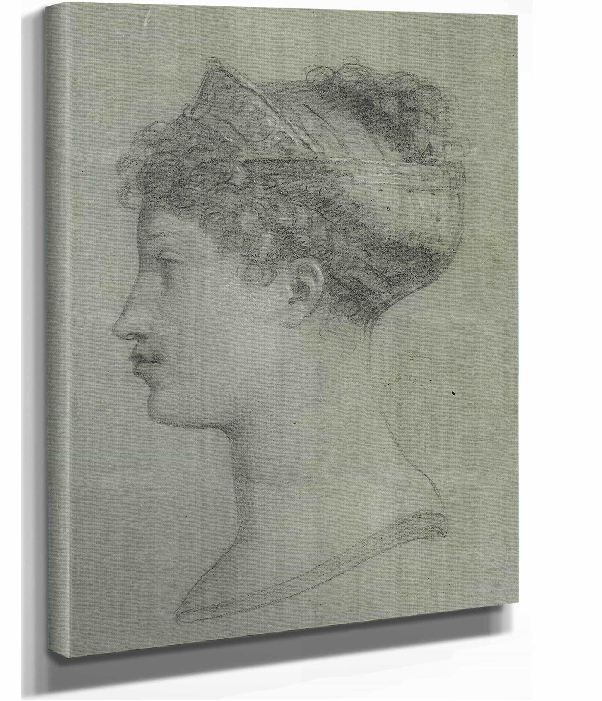 Profil De Marie Louise by Pierre Paul Prudhon - Image 2