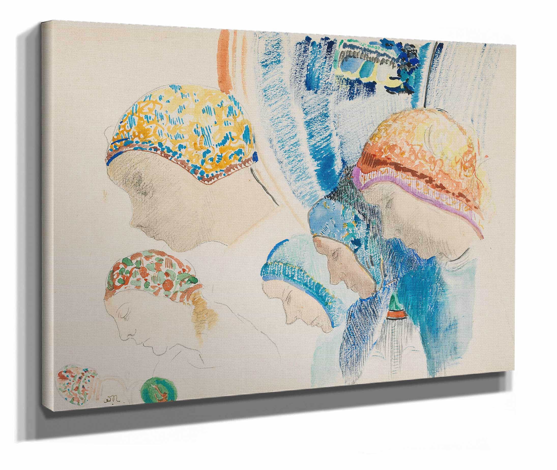 Profils De Hollandaises by Odilon Redon - Image 2