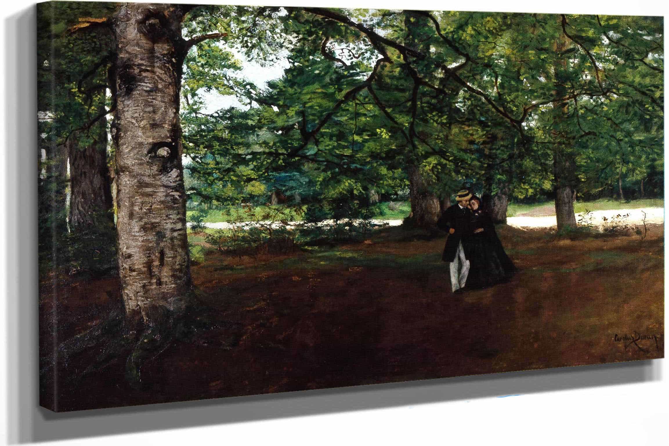 Promenade In The Woods by Carolus Duran