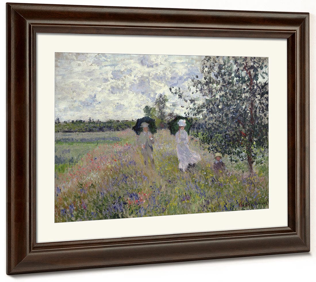 Promenade Near Argenteuil By Claude Monet - Image 5
